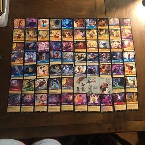70 Lorcana cards bulk LOT 6